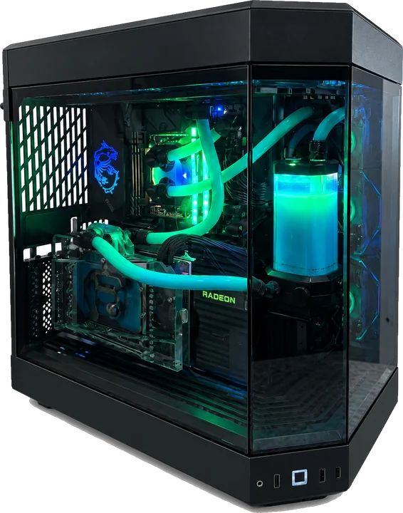 Custom watercooled gaming PC
